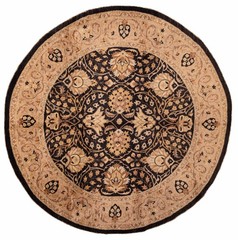 Vintage Hand-Knotted Area Rug 10’0″ x 10’1″ Traditional Wool Carpet
