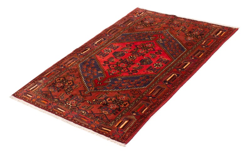 Vintage Traditional Hand-Knotted Area Rug 4'0" x 6'5" Oriental Wool Carpet gallery
