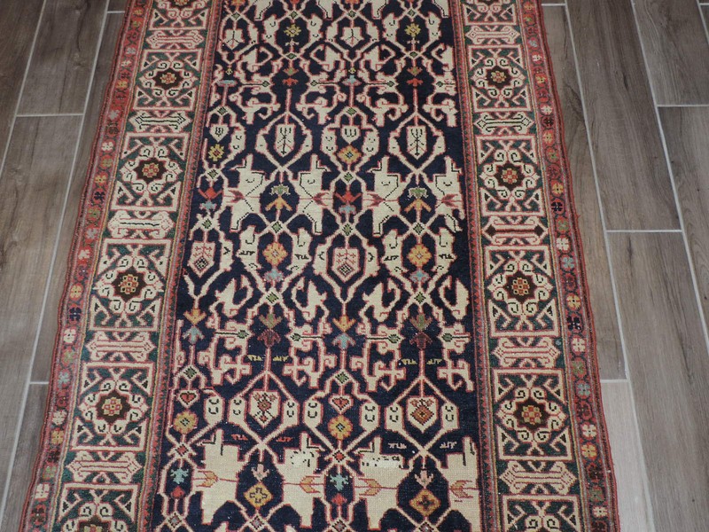 3x16ft. Incredible Turn of the Century Shirvan Caucasian Konegand Wool Runner gallery