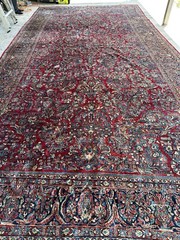 Palace Size Antique Sarouk Oriental Rug 20’8”x 10’3”