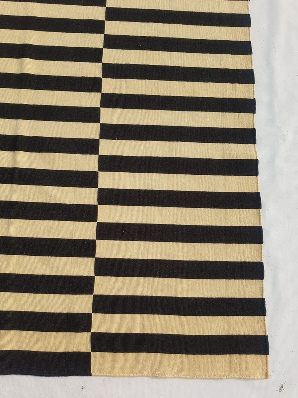 Vintage Traditional Handcrafted Striped Rug for Home Décor 230x167 cm gallery