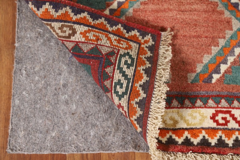Geometric Gabbeh Rust/ Green 9 ft Runner Wool Hand-knotted Tribal Rug 3x9 Carpet gallery