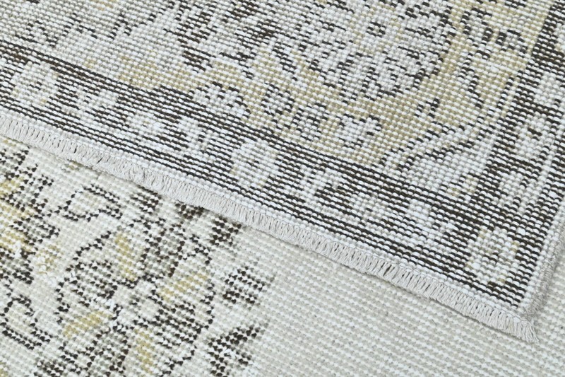 Oushak 5x10,Turkish Rug,vintage,anatolian,BEIGE,kilim,Bohemian,handmade,wool gallery