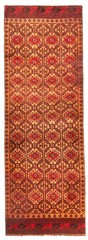 Vintage Traditional Hand-Knotted Area Rug 2’0″ x 5’11” Oriental Wool Carpet