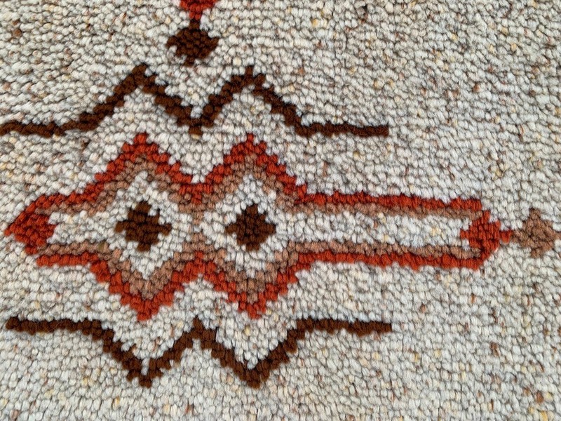 Vintage Mid-Century Scandinavian: Long-Pile Rya Shags, Traditional Rug (2x4 ft.) gallery