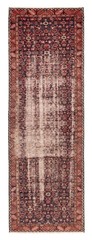 Vintage Hand-knotted Runner Rug 3’9″ x 11’7″ Traditional Oriental Wool Carpet