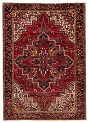 Vintage Oriental Hand-Knotted Carpet 7’1″ x 9’7″ Traditional Wool Area Rug