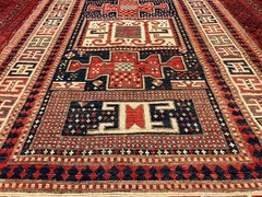COLLECTORS’ ITEM Vintage Stunning Fine Quality Natural Dye Kazak Caucasus Carpet