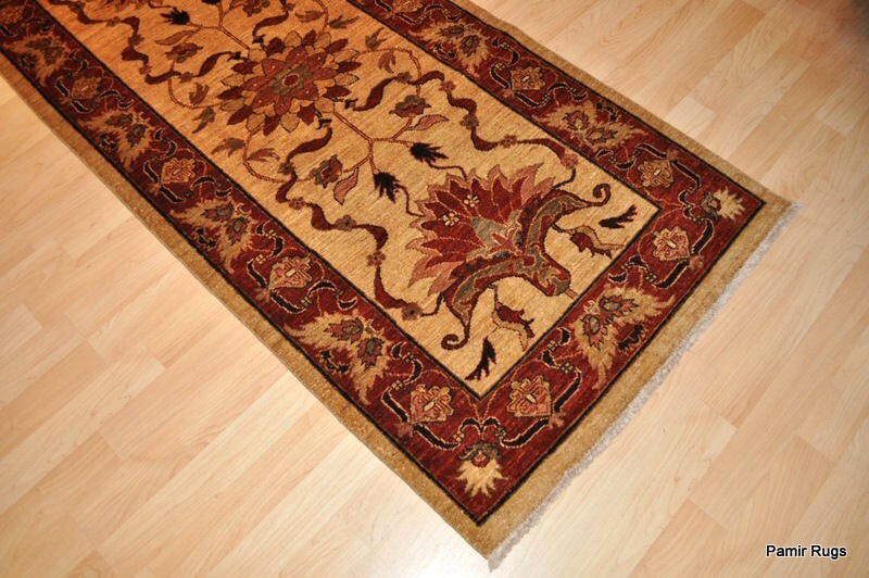 _HALL_RUNNER_HAND-MADE_17 FT. Hall Runner 3' x 17' Top Quality SULTANABA DESIGN gallery