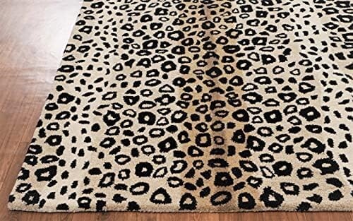 Antelope Chetah Animal purple Contemporary Handmade Tufted 100% Woolen area rug gallery