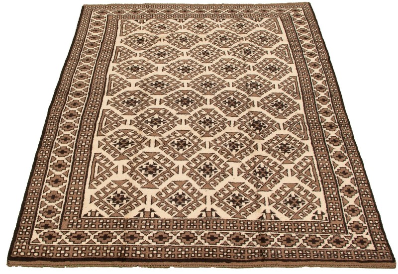 Vintage 5'10" x 8'6" Traditional Hand Knotted Vegetable Dye Wool Area Rug gallery