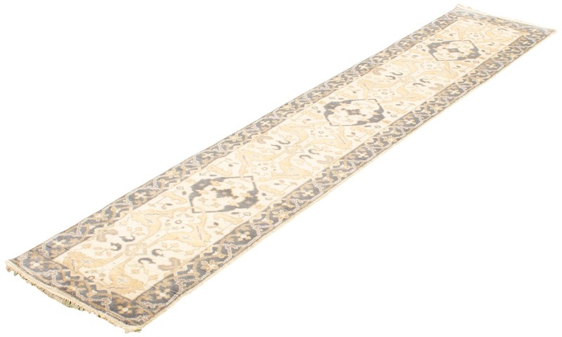 2'5" x 12'1" Vintage Hand-knotted Runner Rug Traditional Oriental Wool Carpet gallery