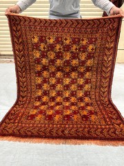 COLLECTORS’ PIECE Vintage Stunning Natural Vegetable Dye Alla Mahmal Turkoman Ru