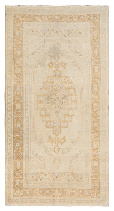 Vintage Rug, Area Rug, Turkish Rug, 5'6 x 10'4 feet, Oushak Rug, 168 x 314 cm gallery