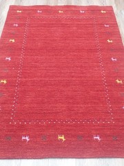 Turkish Bohemian Rug,Turkish Ghabeh HandMade Contemporary Gabeh Oushak Rug 4×6