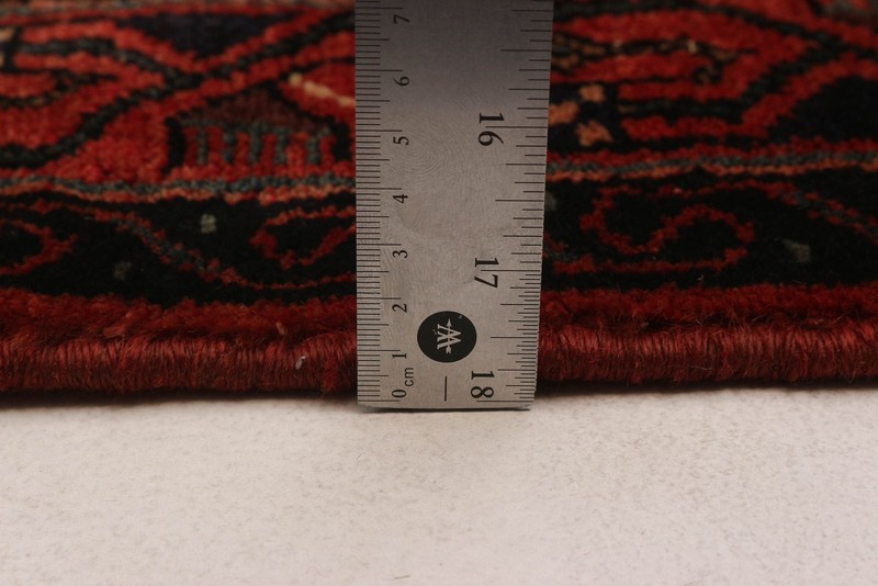3'8" x 10'0" Vintage Hand-knotted Runner Rug Traditional Oriental Wool Carpet gallery