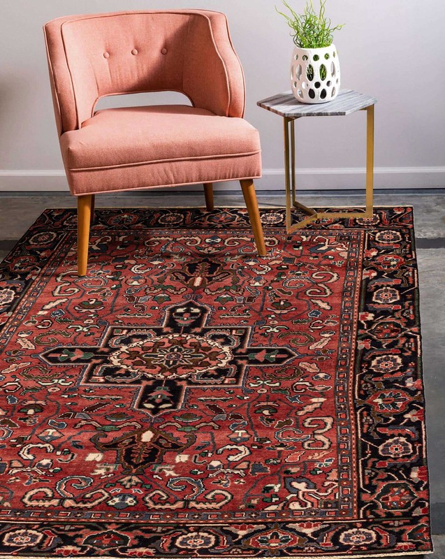 Traditional Vintage Hand-Knotted Area Rug 6'4" x 9'3" Oriental Wool Carpet gallery