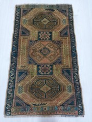 Rare Antique Rug Medium Runner Rug Handmade Old Decor Rug Free Shipping Rug n