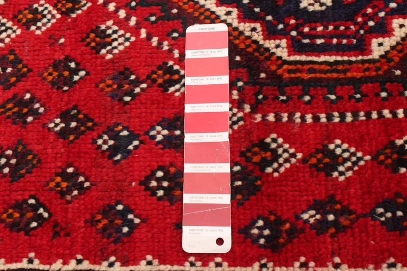 Vintage 3'6" x 4'11" Traditional Hand Knotted Vegetable Dye Wool Area Rug gallery