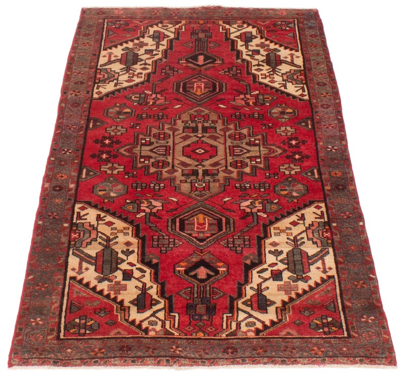 Vintage Hand-Knotted Carpet 3'6" x 6'7" Traditional Oriental Wool Area Rug gallery
