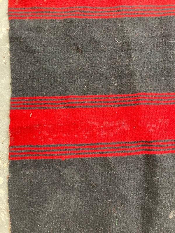 Vintage Traditional Handmade Turkish Striped Wool Kilim Floor Rug 228x54 cm gallery