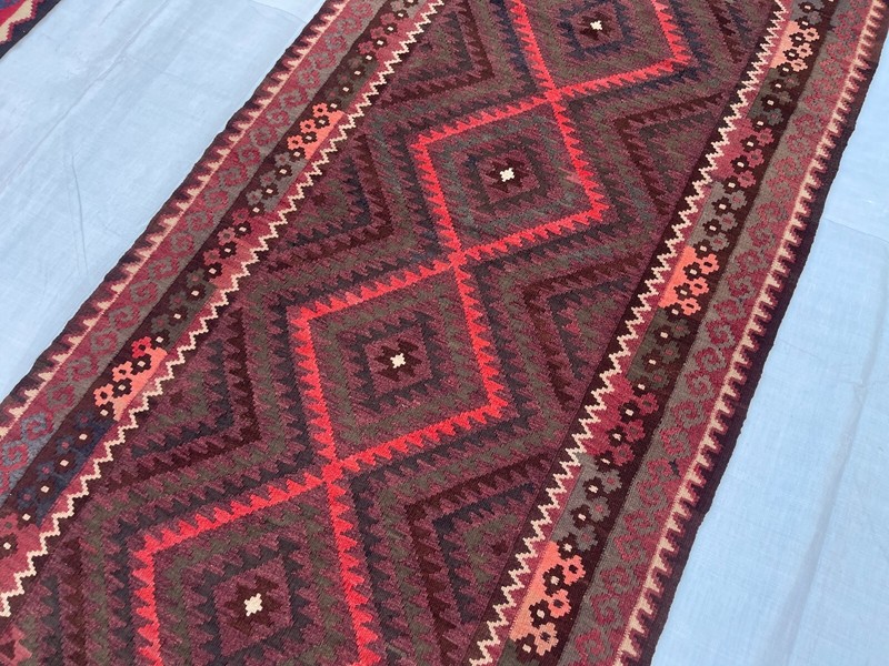 Faded Terracotta Afghan 4x7 Turkmen Maimana Veg Dyes Wool Antique Oriental Rug gallery