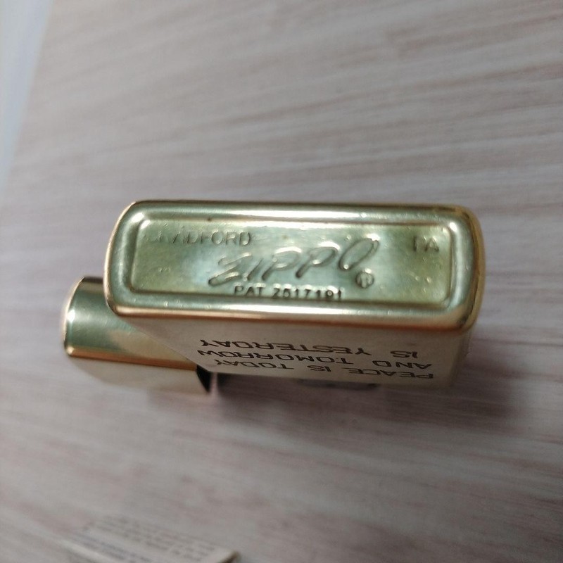 Zippo Vietnam War 67-68 Tuy Hoa Mickey Mouse Brass Lighter Vintage from Japan gallery