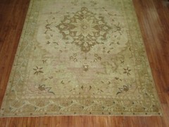 Vintage Turkish Oushak Ushak Rug Size 7’11”x12’1”
