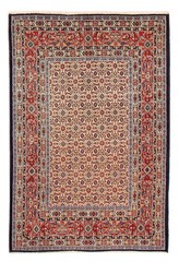Vintage Traditional Hand-Knotted Area Rug 3’4″ x 4’11” Oriental Wool Carpet