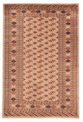 Vintage 4’1″ x 6’0″ Traditional Hand Knotted Vegetable Dye Wool Area Rug