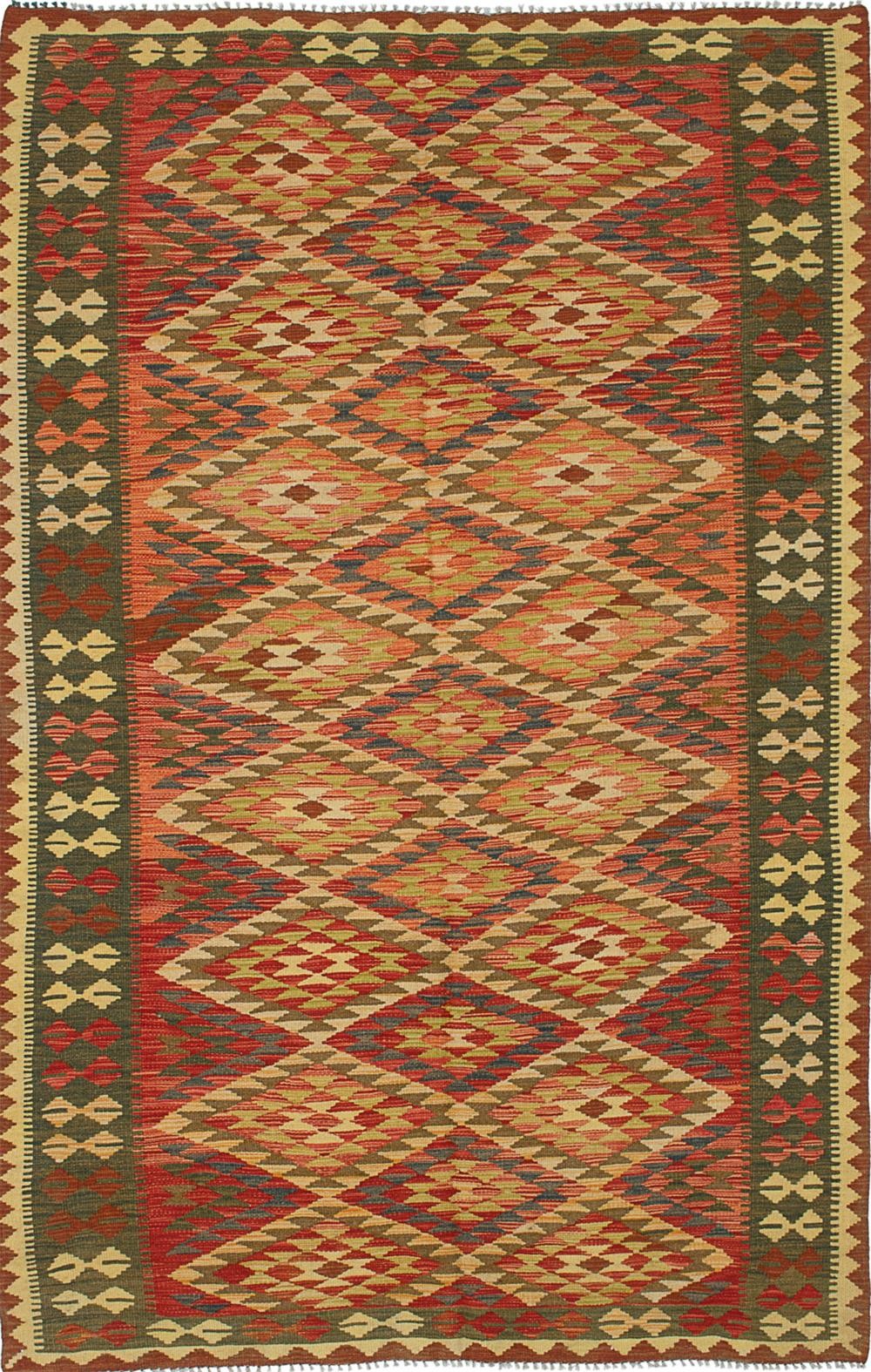 Vintage 5'0" x 8'5" Traditional Wool Hand Woven Oriental Area Rug gallery