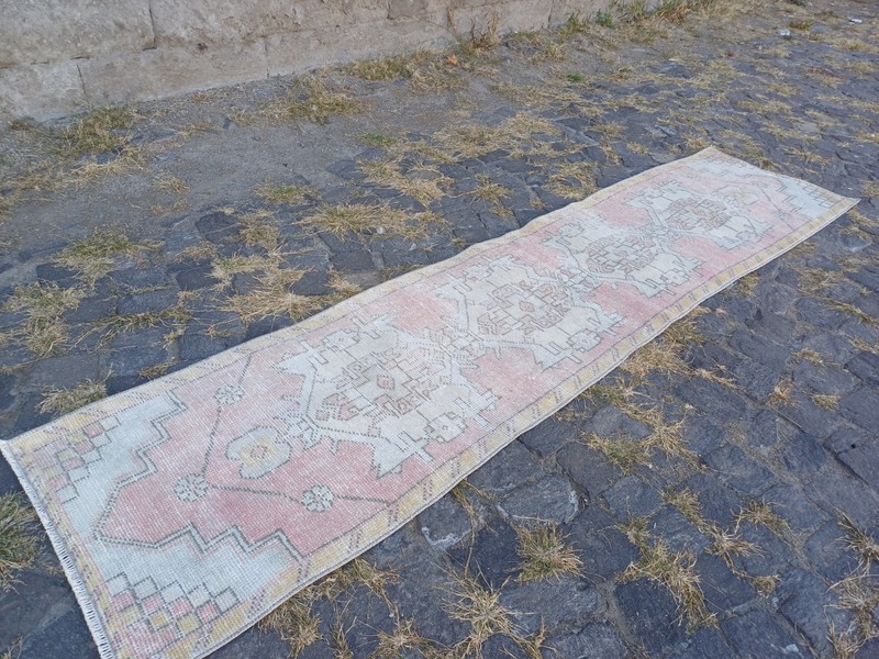 2x8 Turkish kitchen rug 1.74 x 7.87 ft Vintage Handmade rug 53 x 240 cm runner gallery