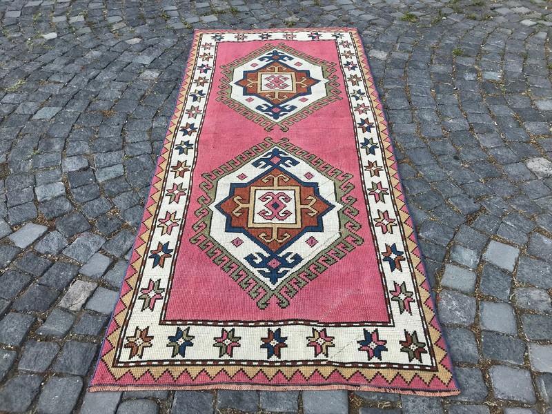 Vintage Area Rug, Rug for Living Room, Turkish Area Rugs, Oushak Rugs, Kitchen R gallery