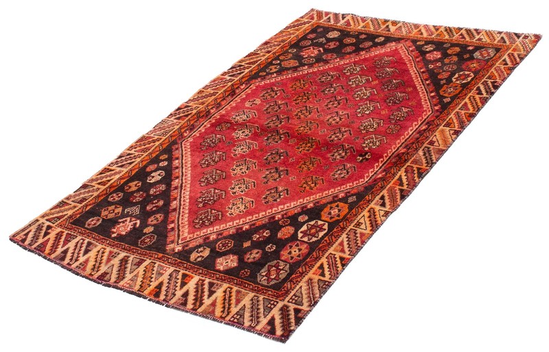 Vintage Hand-Knotted Area Rug 4'9" x 7'10" Traditional Oriental Wool Carpet gallery