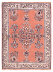Vintage Traditional Hand-Knotted Area Rug 4’5″ x 6’2″ Oriental Wool Carpet