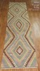 Vintage Turkish Kilim Rug Gallery Size 3'7''x15'1'' gallery