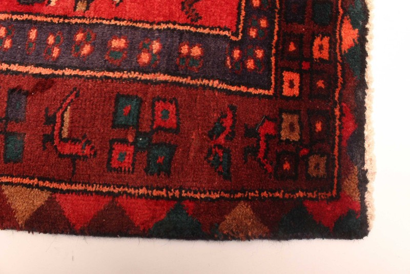 Vintage 4'2" x 7'7" Traditional Hand Knotted Vegetable Dye Wool Area Rug gallery