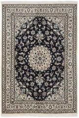 Nain 95 5/16×66 1/2 in Hand Knotted Persian Fine Orient Carpet Rug