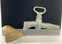 Antique Turkish Bronze Carpet Making Tool Spigot Barrel Tap 1790s