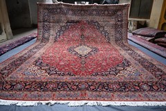 400 X 300 cm COLLECTORS’ ITEM Stunning Vintage Oriental Kesahni Floral Carpet