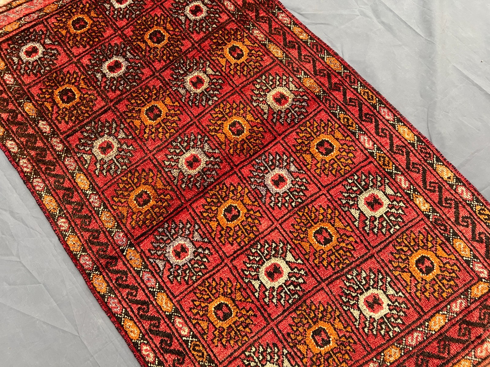 Vintage Nomad Maldari Tribal Natural Vegetable Dye TribalKowdani Prayer Carpet gallery