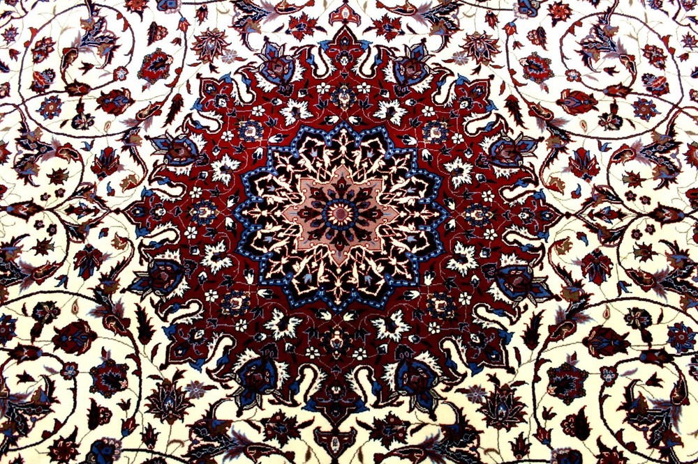 9X12 BREATHTAKING MASTERPIECE 300+KPSI HAND KNOTTED VEGETABLE DYE ISFAHANN RUG