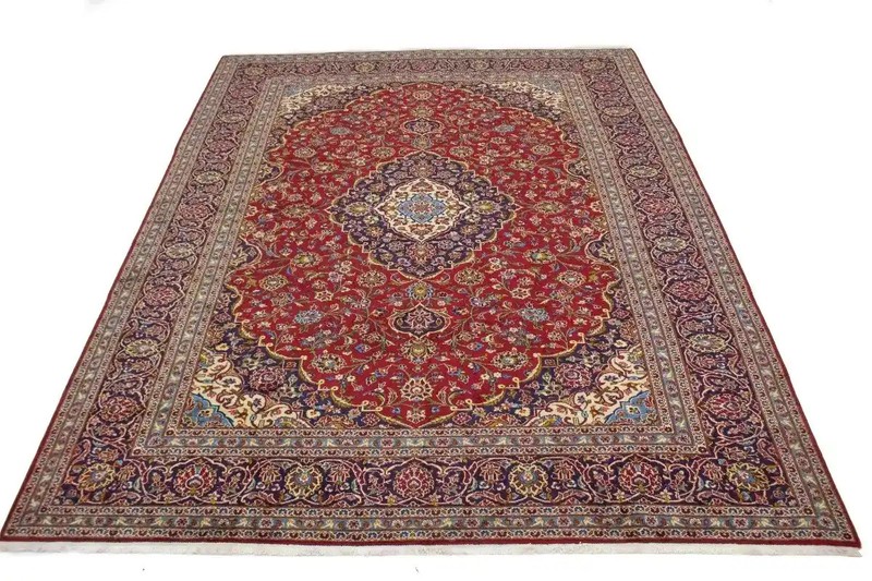 Vintage Extra Large Handmade Wool Oriental Rug Classic Decor Carpet 10X13 ft gallery