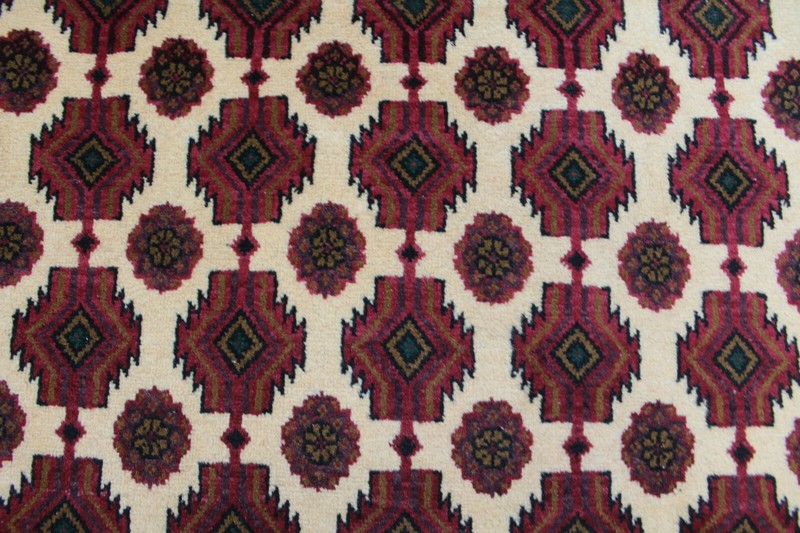 FINE HANDMADE ORIENTAL TRADITIONAL WOOL RUG WITH RICH PILE 200 X 110 CM gallery