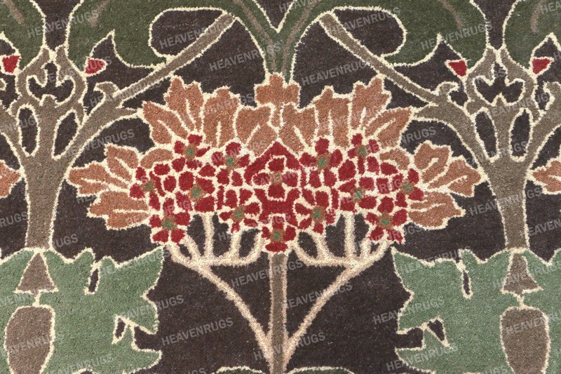 Woman Weaver New Cecil Green HandMade Traditional Parsian Style Wool Area Rug gallery