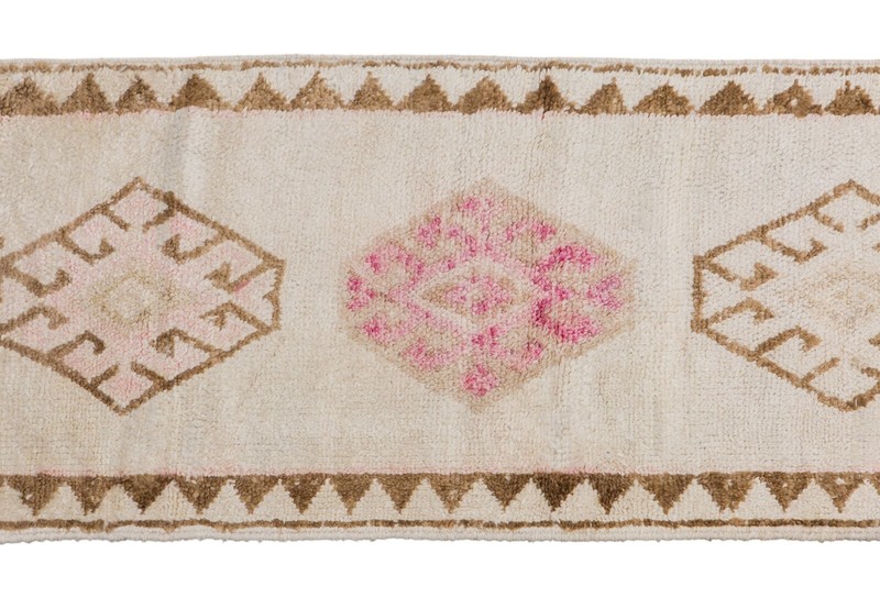 Antique Oushak Runner Rug 2'10" x 13'2" | 86 x 402 cm, Long Vintage Hallway Rug gallery