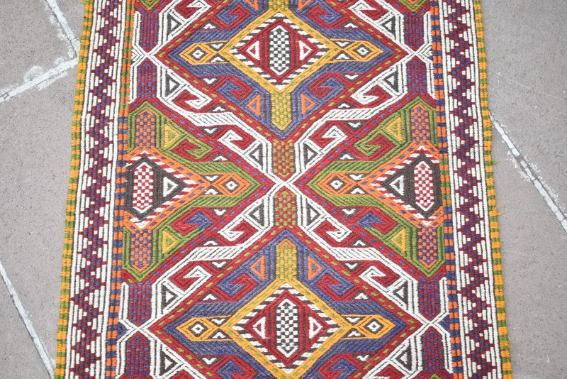 Vintage Turkish Rug 31'' x 52'' Anatolian Taurus Mountain Rug Nomadic Woven Rug gallery