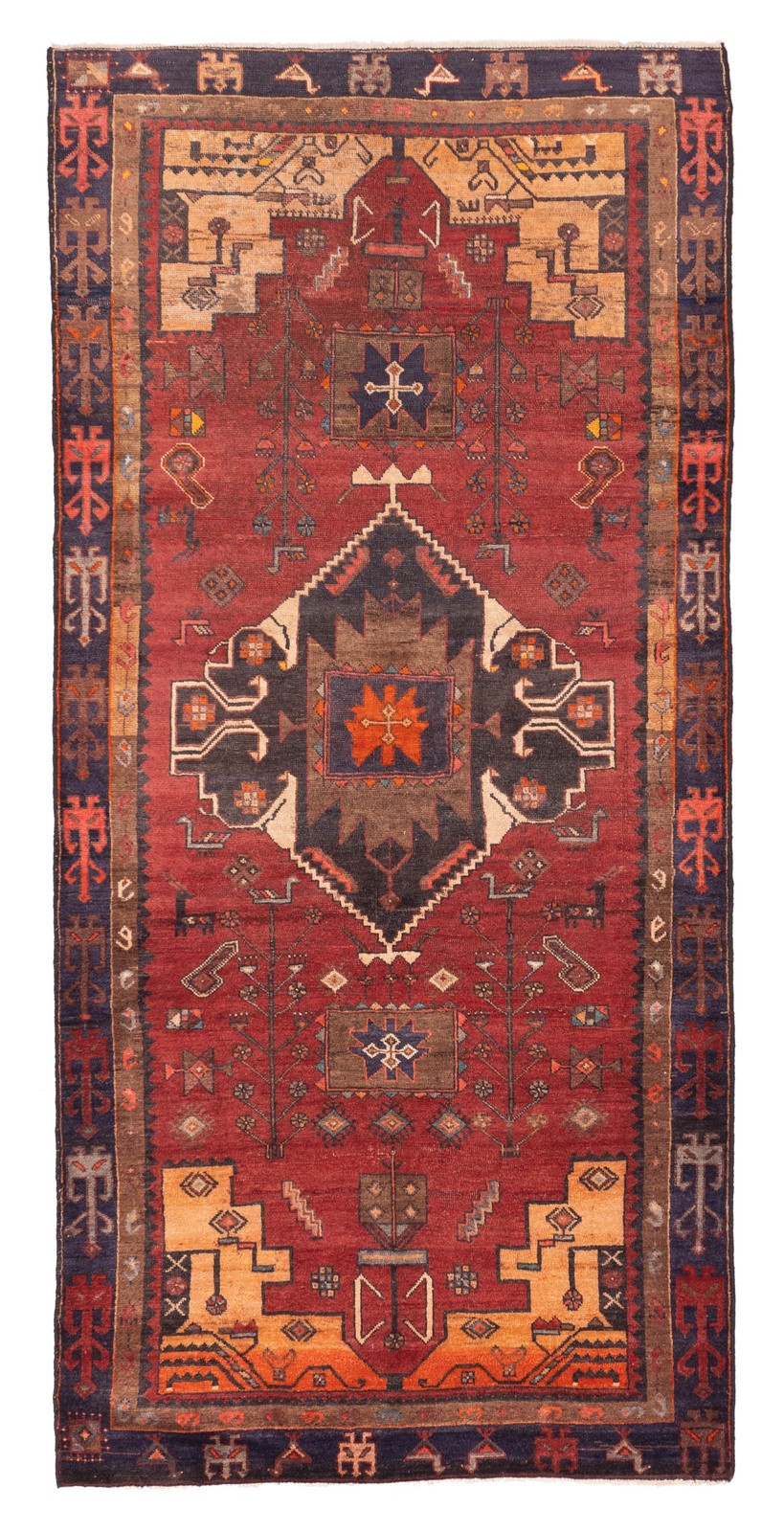 4'9" x 10'3" Vintage Hand Knotted Area Rug Traditional Oriental Wool Carpet gallery