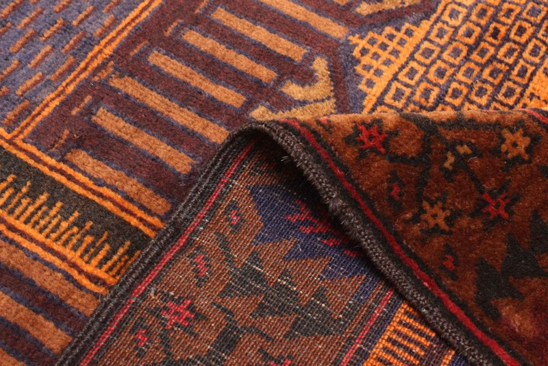 Vintage 3'0" x 4'9" Traditional Hand Knotted Vegetable Dye Wool Area Rug gallery