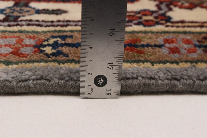 Vintage Geometric Area Rug 8'0" x 9'11" Traditional Hand-Knotted Wool Carpet gallery